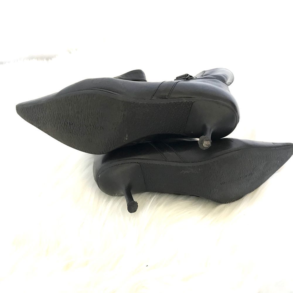 Vagabond Kitten Heel Slouchy Leather Boots 37 - Picture 6 of 8